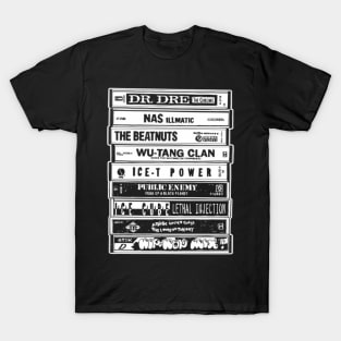 Hip Hop Cassettes Old School Rap T-Shirt